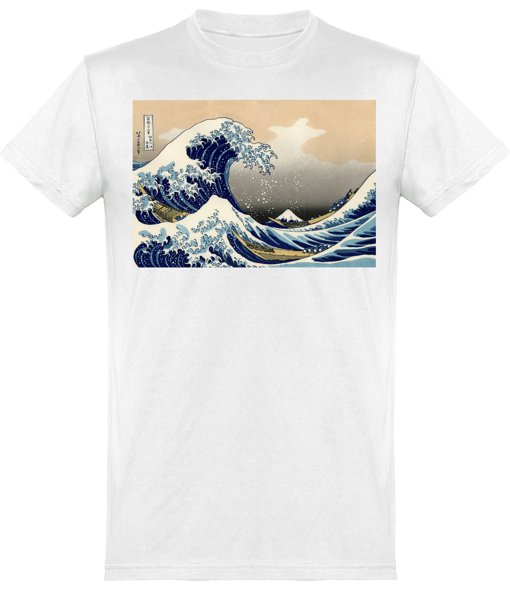 Hokusai, La Grande Vague de Kanagawa - Tee Shirt